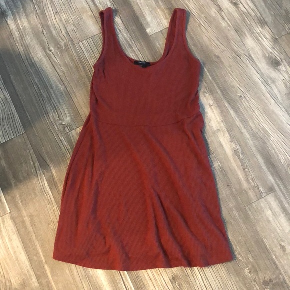 Forever 21 Dresses & Skirts - Forever 21 skater burnt orange dress